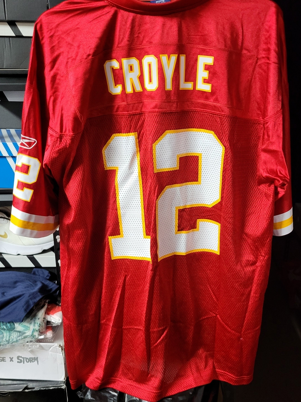 *NEW* NFL Team Apparel Brodie Croyle #12 Kansas City Chiefs Reebok Jersey Sz XL